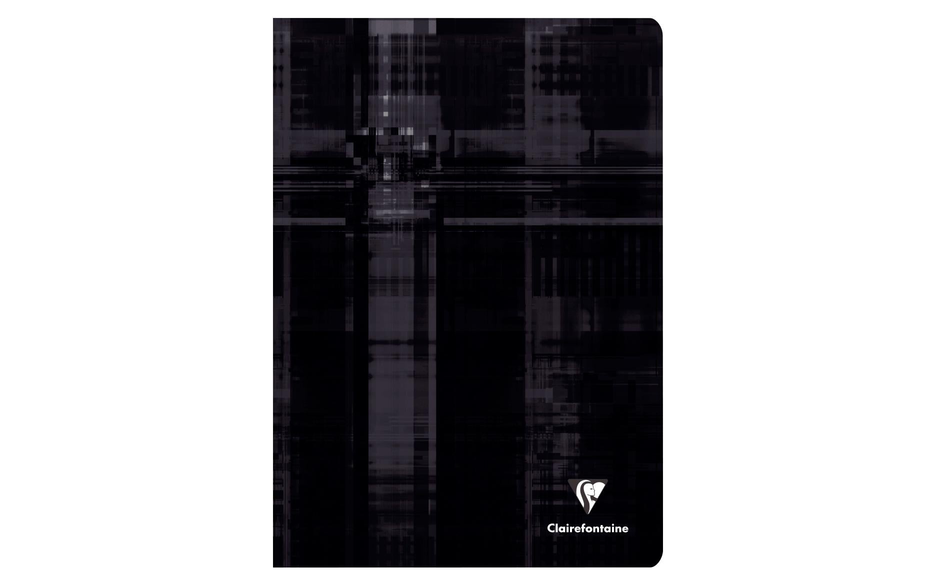 Clairefontaine Notizheft, A4, blanko, Klammerheftung, Karton, 80 Seiten, 90 g/m² – farbig sortiert