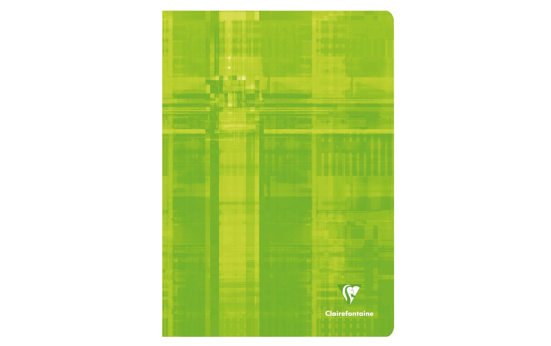 Clairefontaine Notizheft, A4, blanko, Klammerheftung, Karton, 80 Seiten, 90 g/m² – farbig sortiert