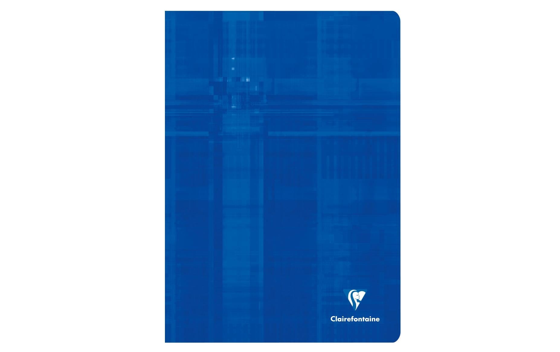 Clairefontaine Notizheft, A4, blanko, Klammerheftung, Karton, 80 Seiten, 90 g/m² – farbig sortiert