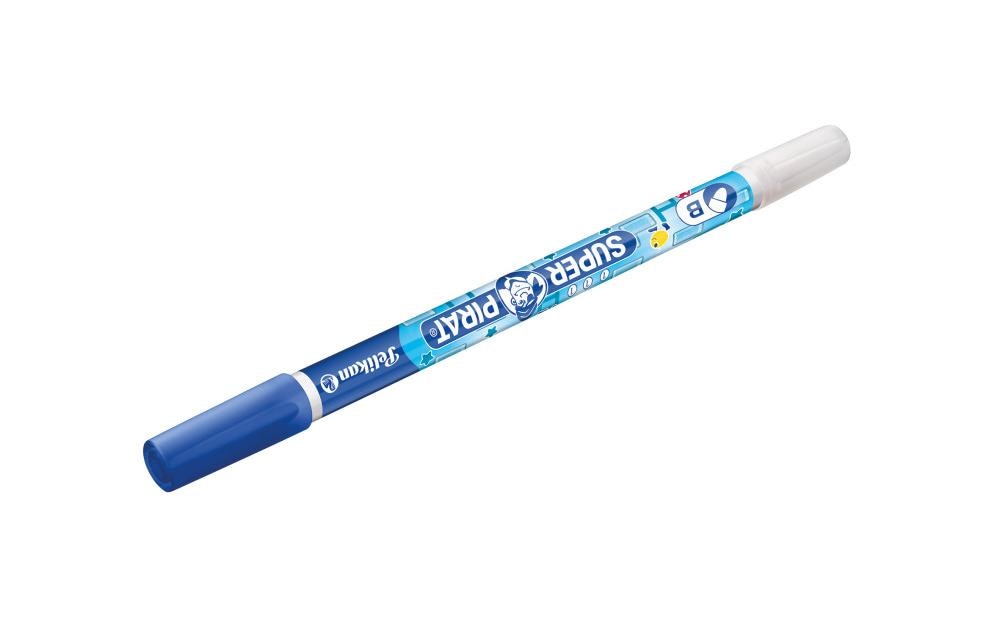 Pelikan Tintenlöscher Super Pirat – breit – blau – Display 50 Stk.