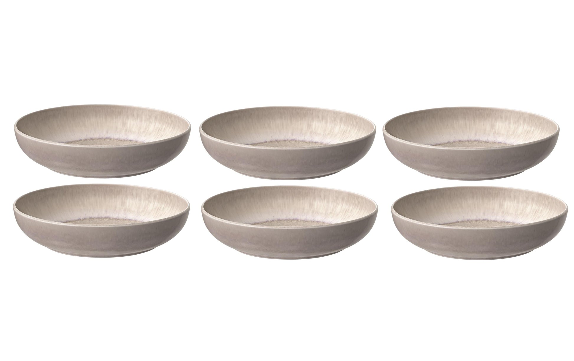 Villeroy & Boch Perlemor Pastateller – Porzellan, Beige, 6 Stück