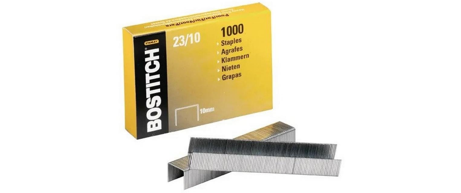 Bostitch Heftklammern – 10 mm – Metall, silber – 1000 Stk.