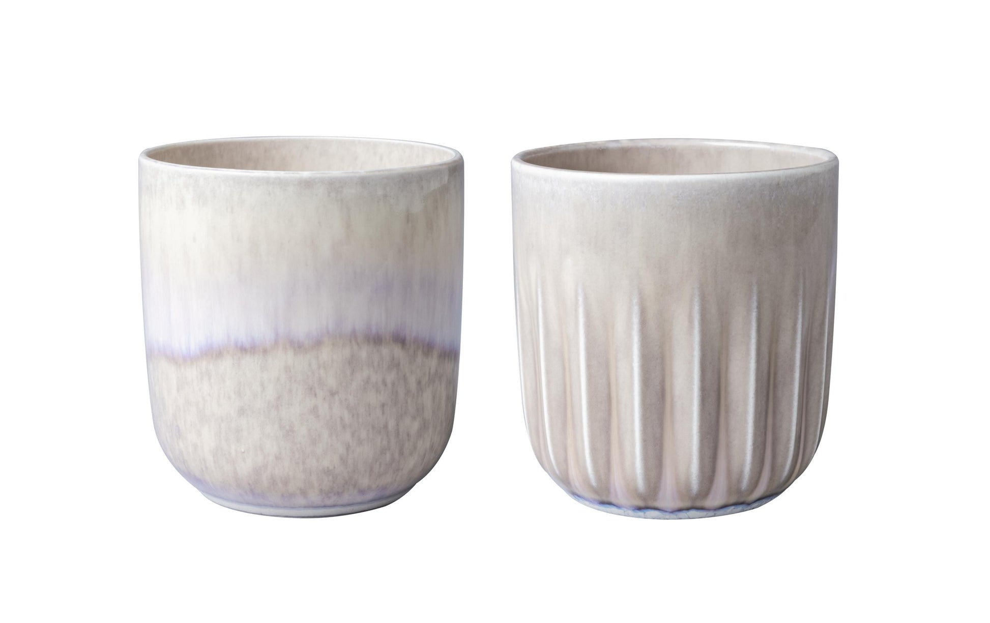 Villeroy & Boch Becher – 0,10 l, Porzellan, beige, Henkel, spülmaschinenfest, mikrowellengeeignet, 2 Stück