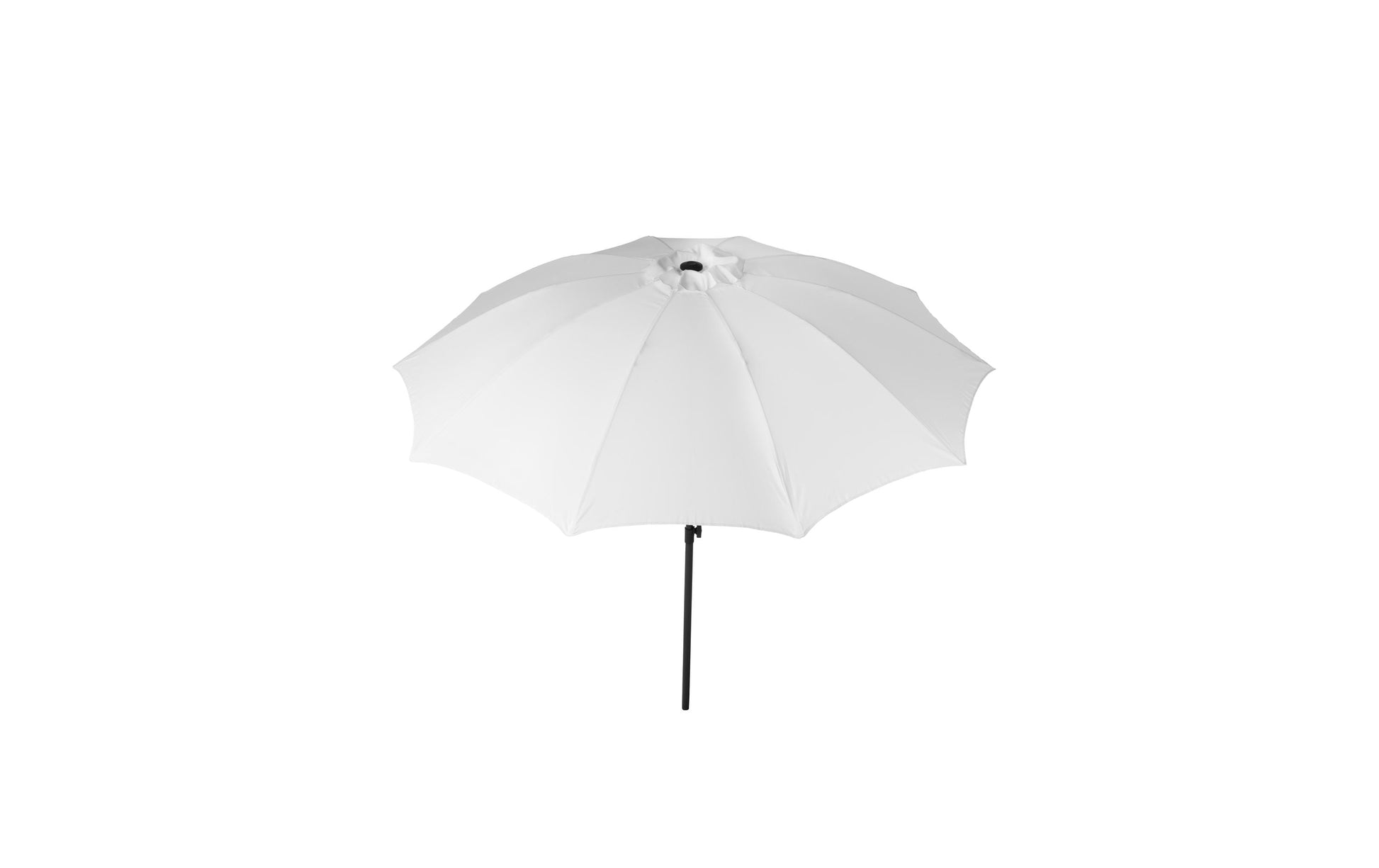 Cocon Sonnenschirm Ø 270 cm, Aluminium/Polyester, weiss, Mast Ø 38 mm, für Aussenbereich