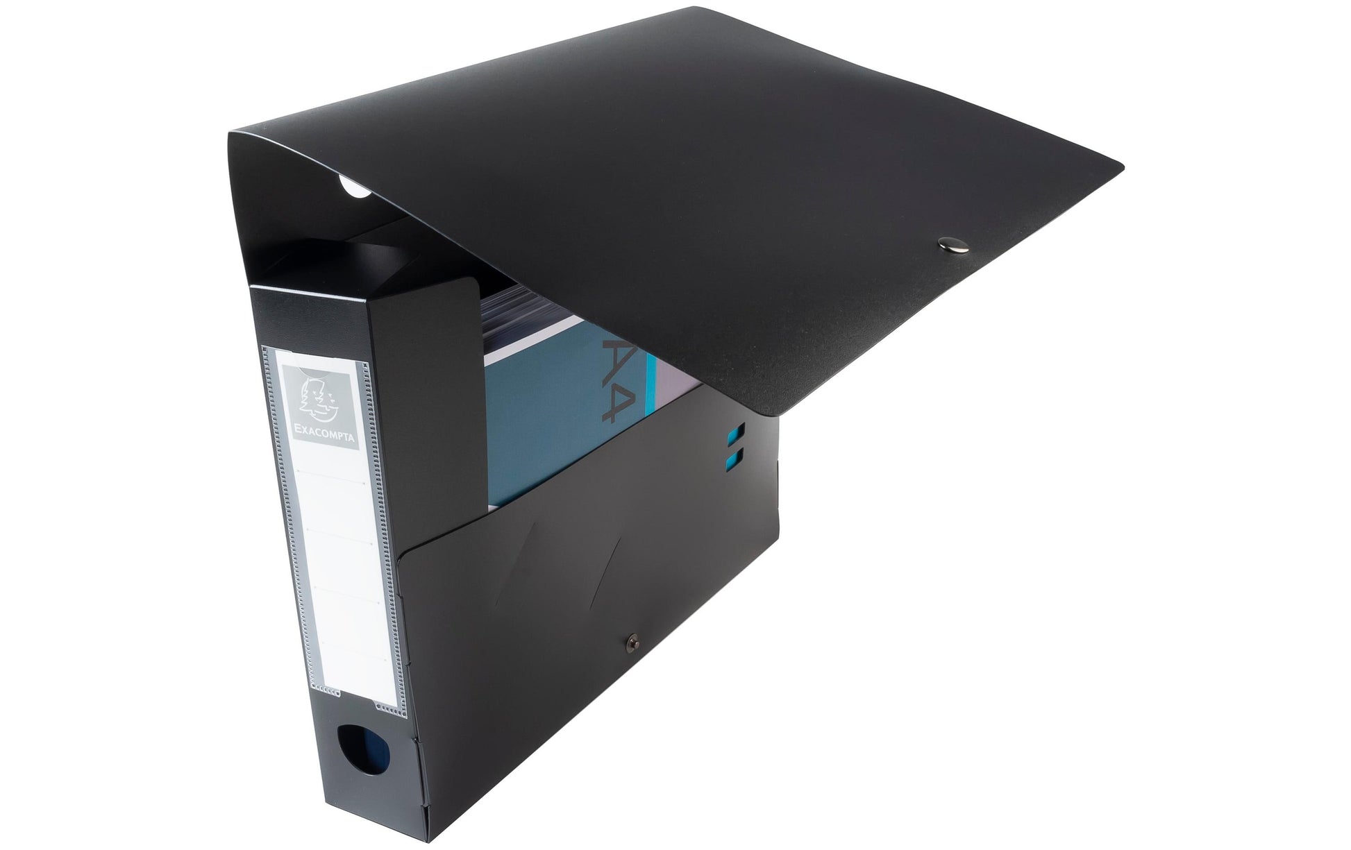 Exacompta Aktenordner 59631E – schwarz, Kunststoff