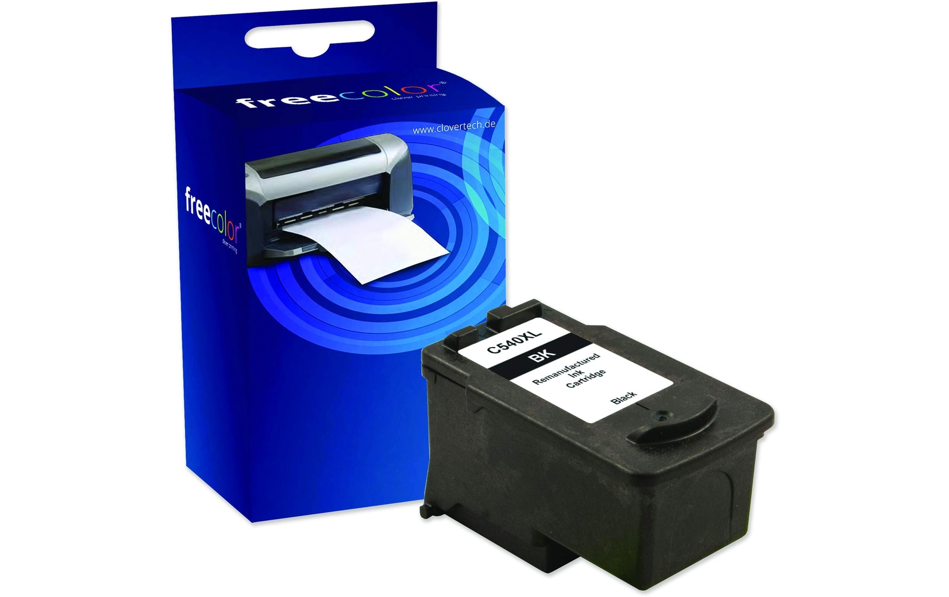 Freecolor Tintenpatrone PG-540, Schwarz, 600 Seiten – für Canon Pixma TS 5150, MG2100, 3100 und andere