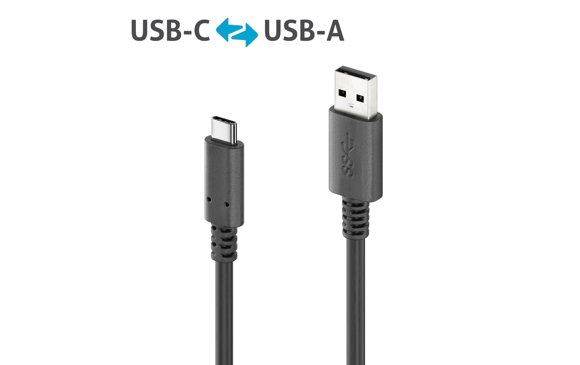 PureLink USB-Kabel, USB-A zu USB-C, 1,5 m, USB 3, Lade-/Datenkabel