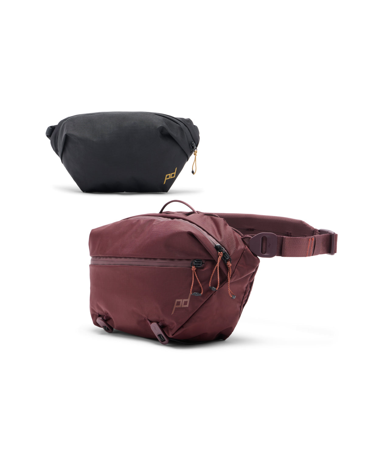 Peak Design Outdoor Sling – Umhängetasche, 7,5 l, Nylon/PU, Bordeaux, 35 × 11 × 22 cm