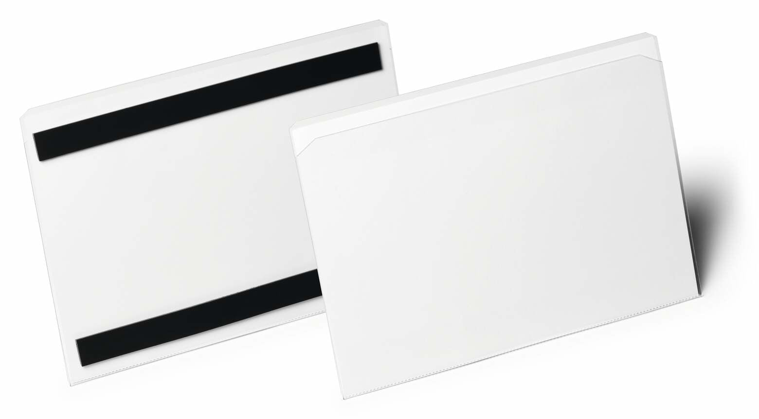 Durable Kennzeichnungstaschen – 210 × 148 mm, transparent, wiederablösbar, magnetisch, für A5 quer