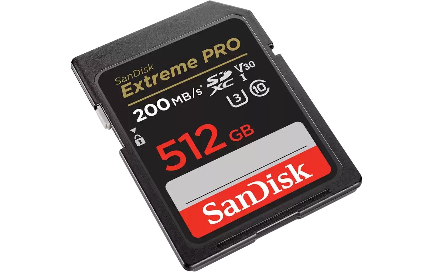 SanDisk Extreme Pro SDXC Speicherkarte – 512 GB, UHS-I, 200 MB/s lesen / 140 MB/s schreiben; Klasse 10