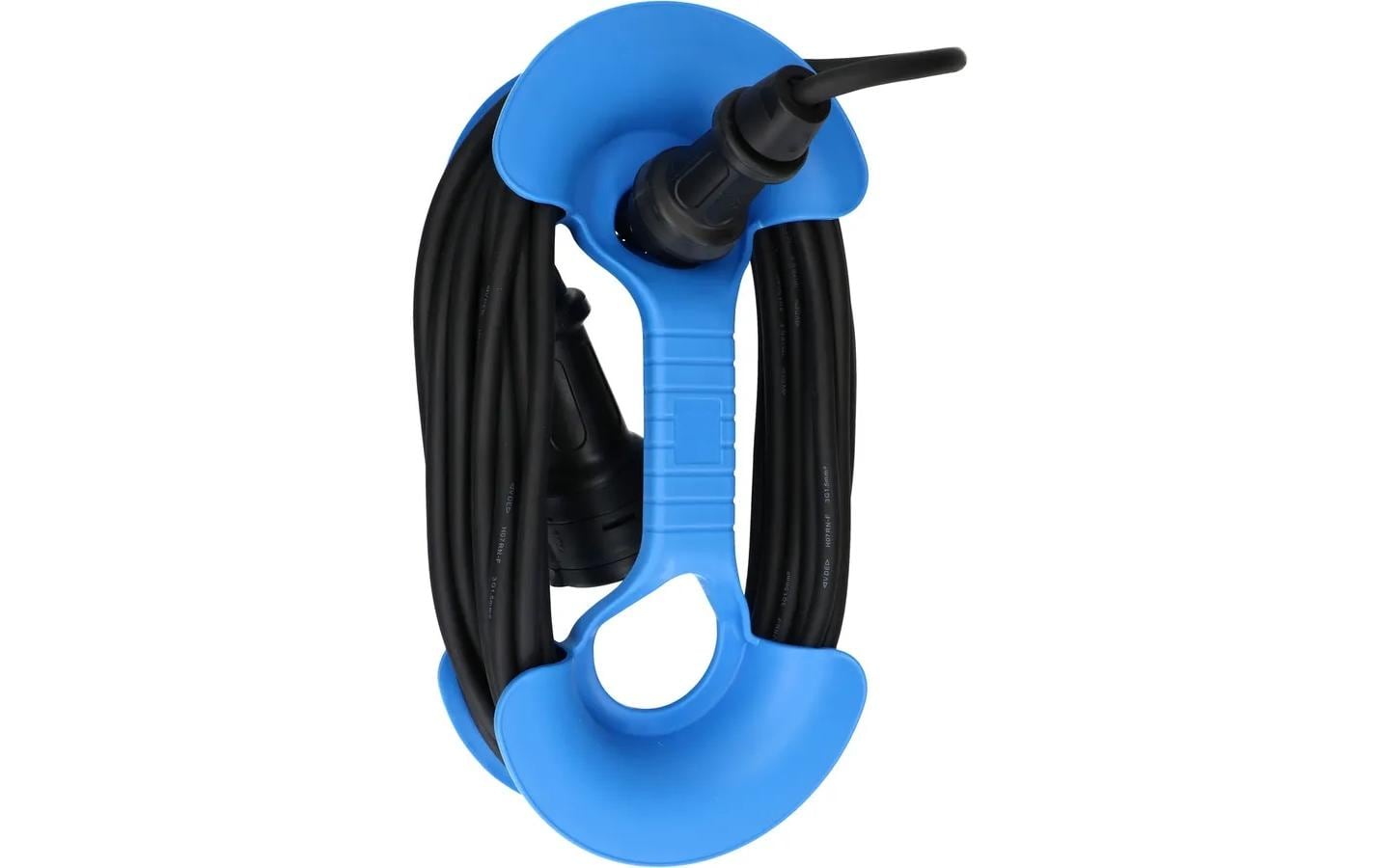 Max Hauri AG Max Hauri Verlängerungskabel – T13–T13, 10 m, IP55, aussen, 3×1,5 mm², schwarz/blau