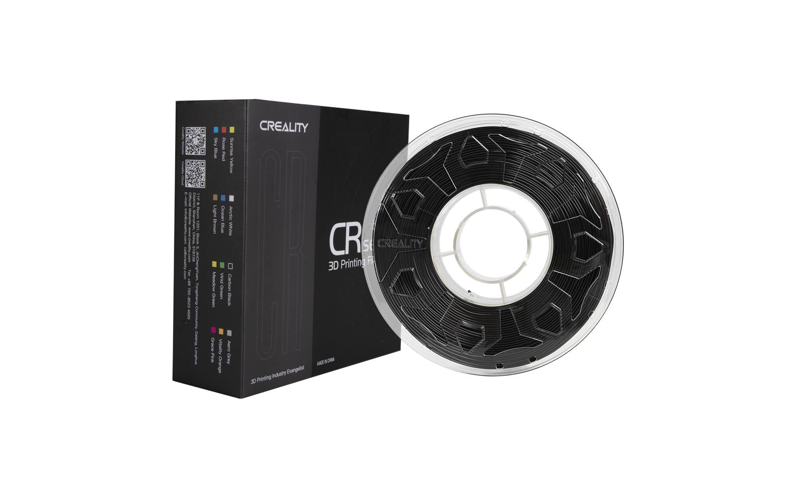 Creality 3D-Drucker-Filament PLA 1,75 mm Schwarz, 1 kg – für Creality 3D