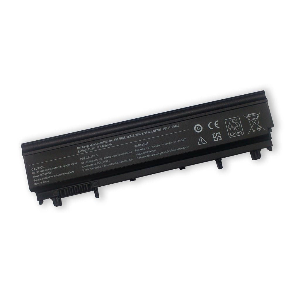 DELL Notebook-Akku – für Dell Latitude E5440/E5540 – 65 Wh, 11,1 V (6 Zellen) – Schwarz