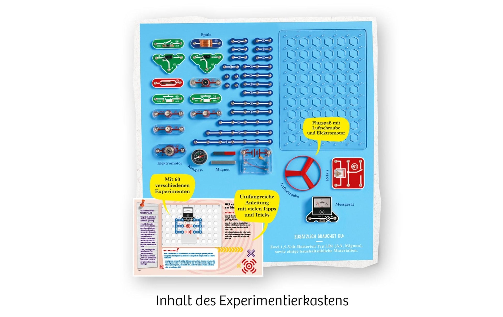 Kosmos Experimentier-Bausatz – Easy Elektro - Start, Elektronik, ab 8 Jahren