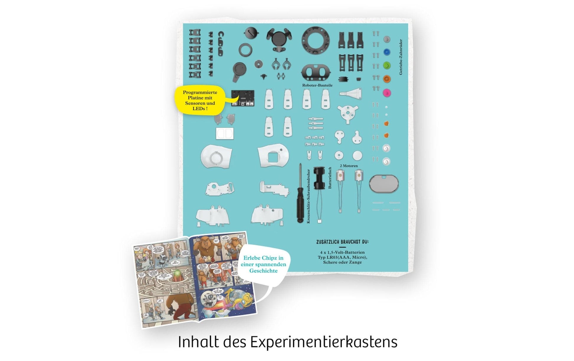 Kosmos Roboterhund – Chipz – Intelligenter Roboter, 8–14 Jahre, Deutsch