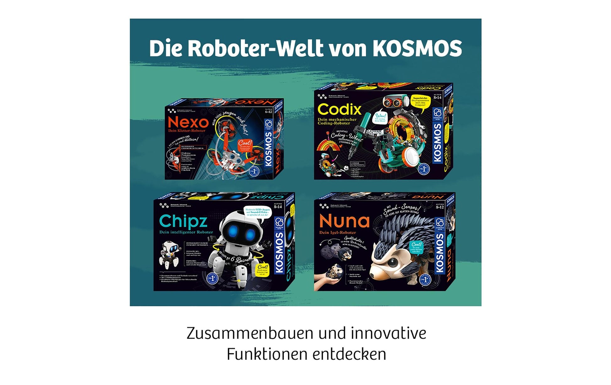 Kosmos Roboterhund – Chipz – Intelligenter Roboter, 8–14 Jahre, Deutsch
