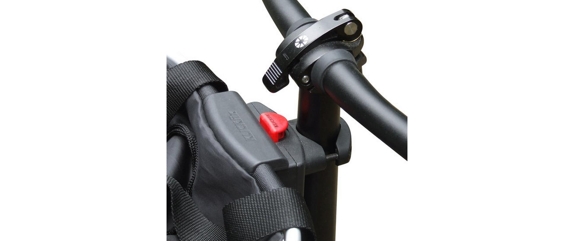 KLICKfix Lenkeradapter Caddy – für Lenker Ø 36 mm – bis 7 kg – schwarz – Polyamid