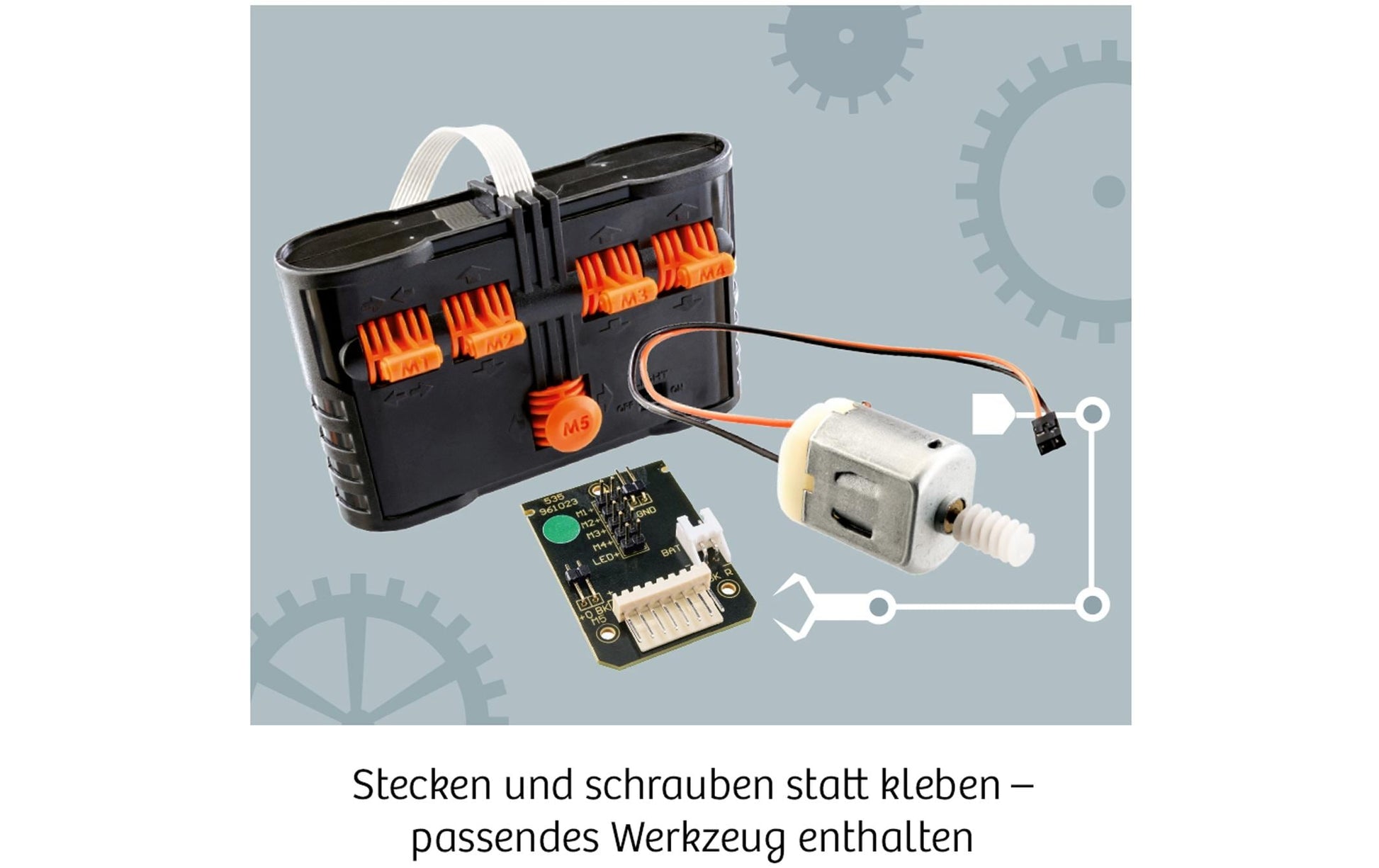 Kosmos Experimentier-Bausatz – Roboter-Arm, Batterien erforderlich, ab 10 Jahren