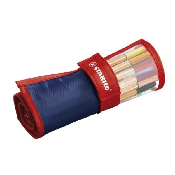 STABILO Fineliner – 25er-Set – 0,4 mm – 25 Farben, sortiert