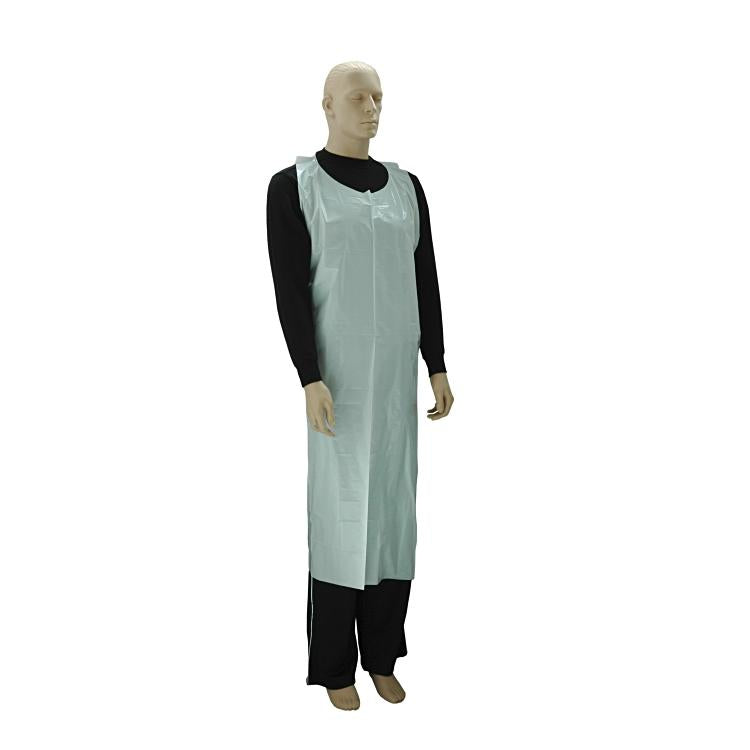 Weitawear Schürze – LDPE, 76×140 cm, Weiss, 50 Stück (Beutel)