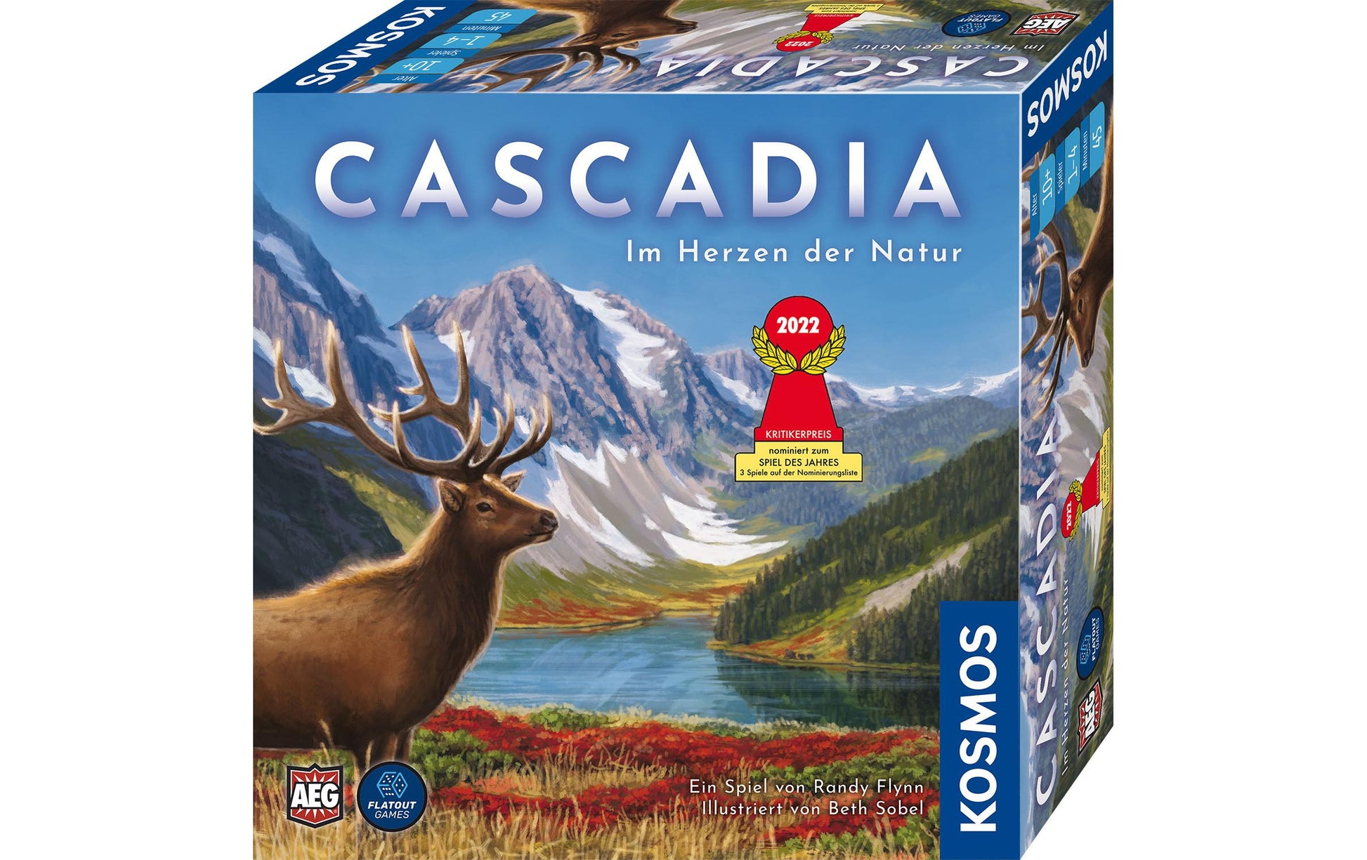 Kosmos Cascadia – Kartenspiel, 1–4 Spieler, ab 10 Jahren, 30 Min., DE