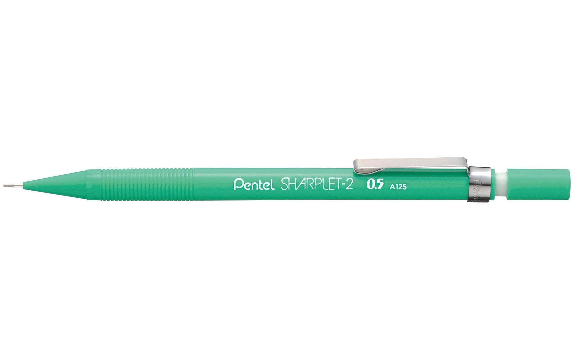 Pentel Sharplet-2 Druckbleistift – 0,5 mm, Grün, mit Radierer