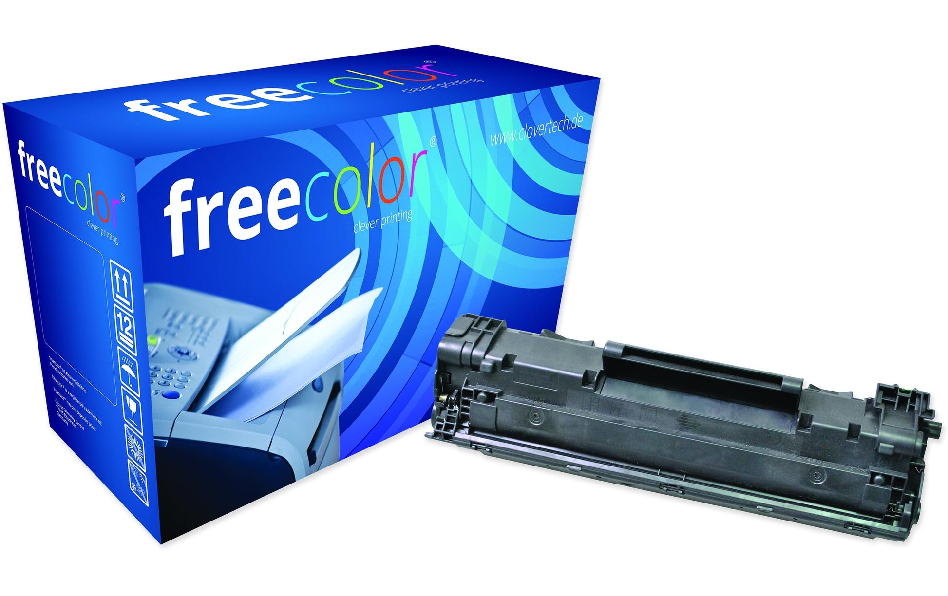 Freecolor Toner – schwarz, 2100 Seiten – für Canon Fax L 150/170/410 und andere