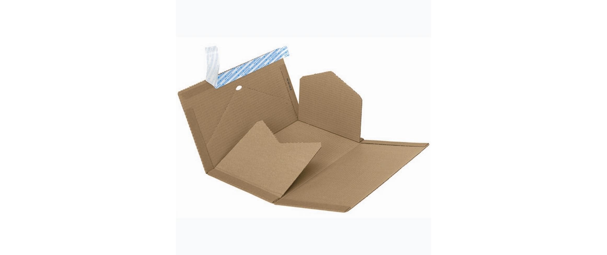 Brieger Versandhülle Varifix – für Lieferung 217 × 155 × 60 mm, Karton, Braun, Selbstklebeverschluss