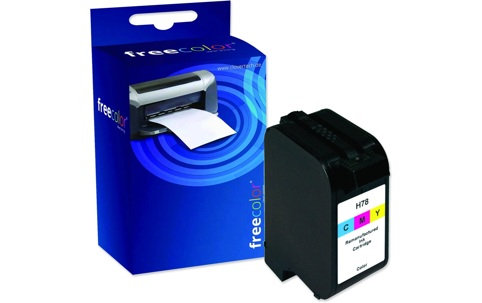 Freecolor 78 Dreifarbig Tintenpatrone (Kompatibel) – 560 Seiten – für HP