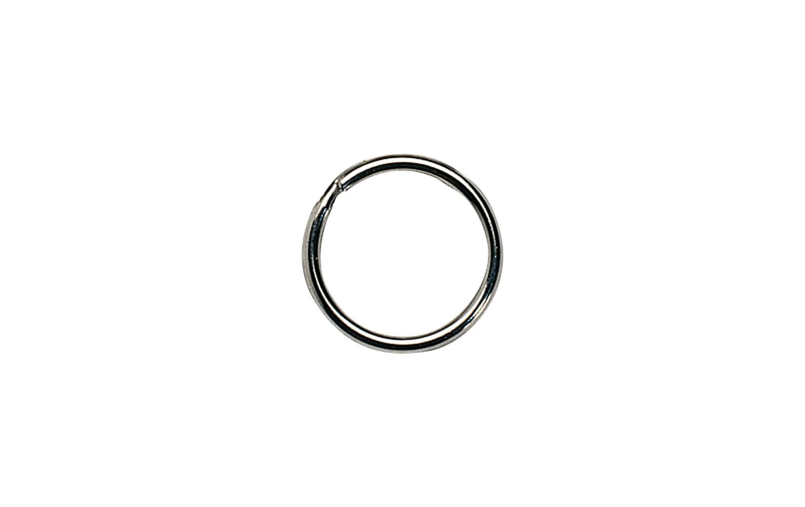 Rieffel Schlüsselring – Nickel-Stahl, Silber, Ø 35 mm, 100er-Pack