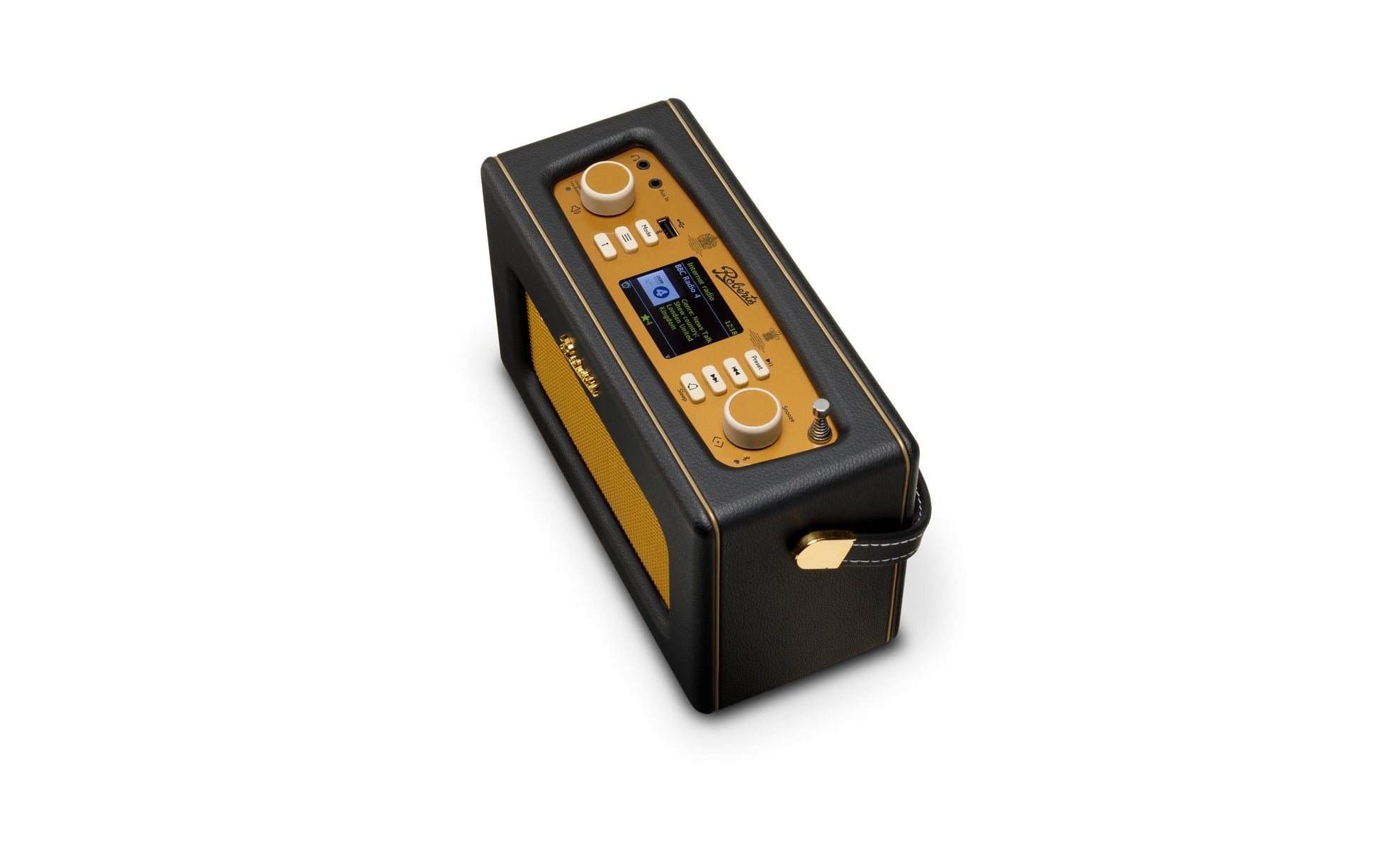 Roberts Radio Roberts Revival iStream 3L – DAB-/Internetradio – DAB+, UKW, Internetradio, Bluetooth – Schwarz