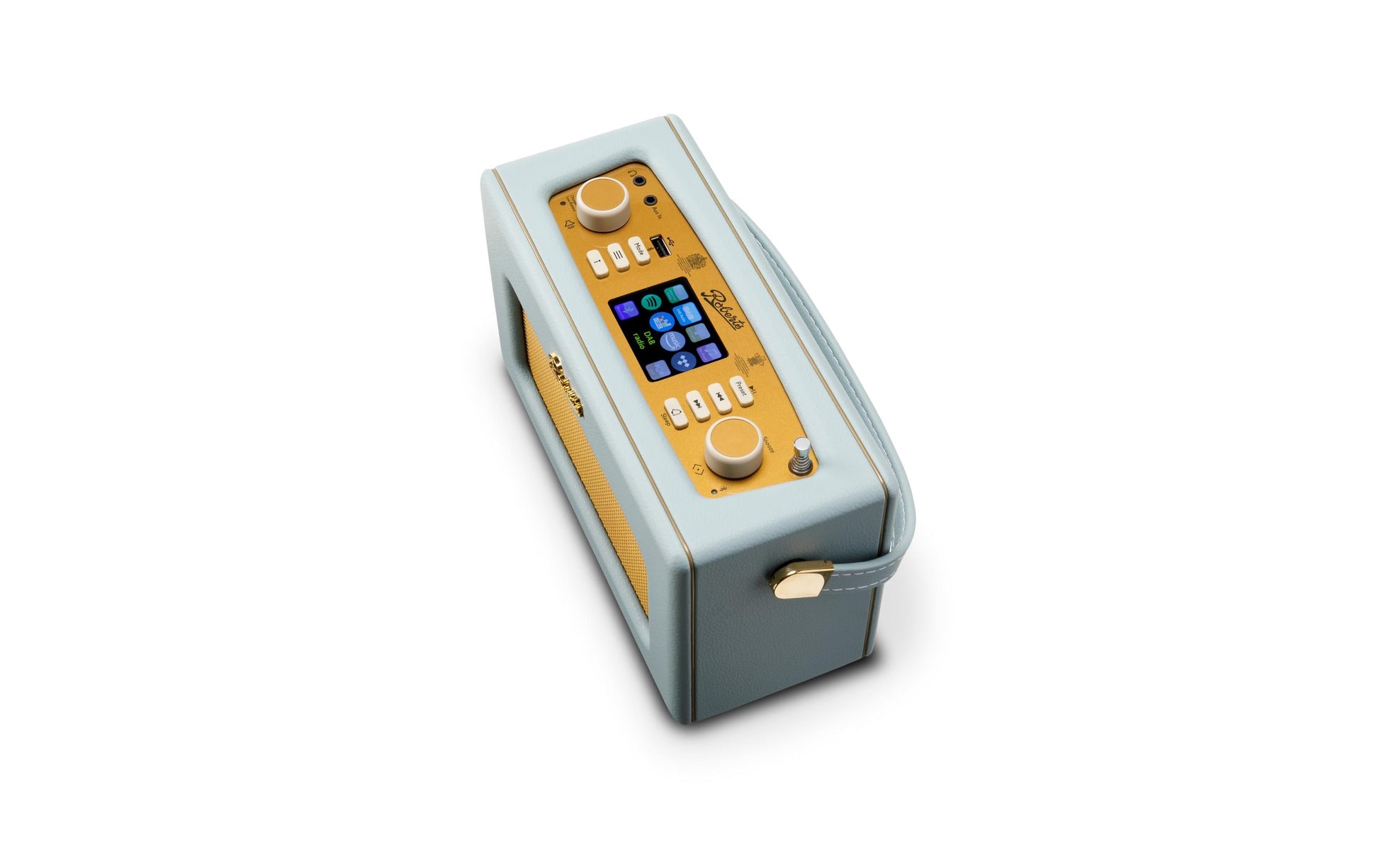 Roberts Radio Roberts Revival iStream 3L – DAB-/Internetradio – Portabel – DAB+, Internetradio, Bluetooth – Hellblau