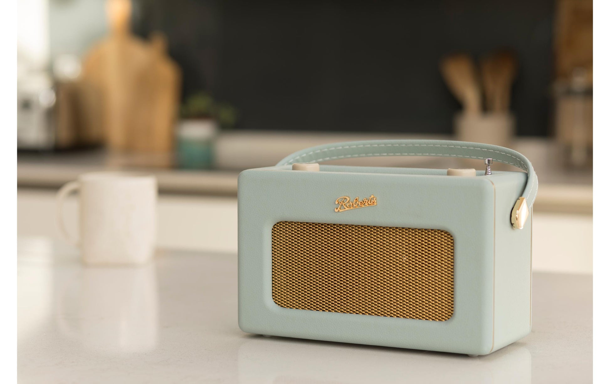 Roberts Radio Roberts Revival iStream 3L – DAB-/Internetradio – Portabel – DAB+, Internetradio, Bluetooth – Hellblau