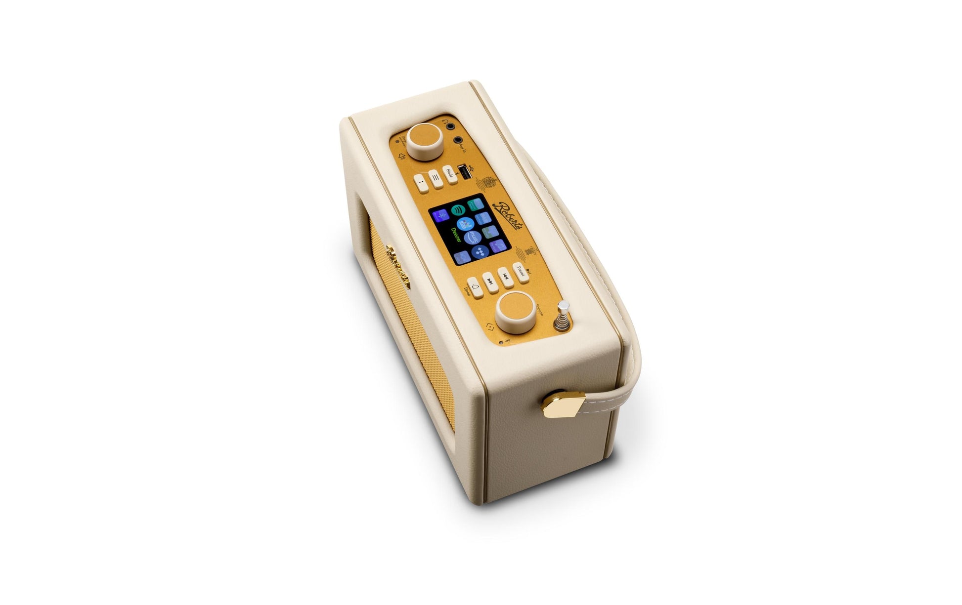 Roberts Radio Roberts Revival iStream 3L – DAB-/Internetradio – Portabel – DAB+, UKW, Bluetooth – Beige