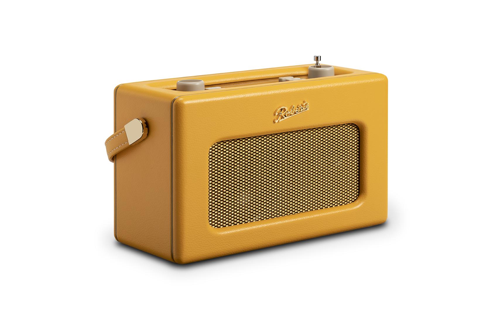 Roberts Radio Roberts Revival iStream 3L – DAB-/Internetradio – Portabel – DAB+, Akkubetrieb, Deezer, Alexa – Gelb