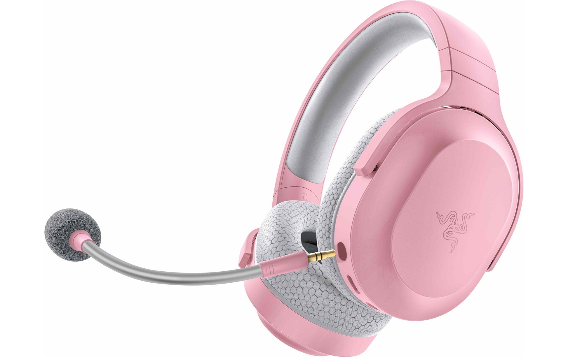 Razer Barracuda X Gaming-Headset – Over-Ear, Stereo, Kabel + BT, 3,5 mm Klinke, USB-C, BT 5.2, Pink