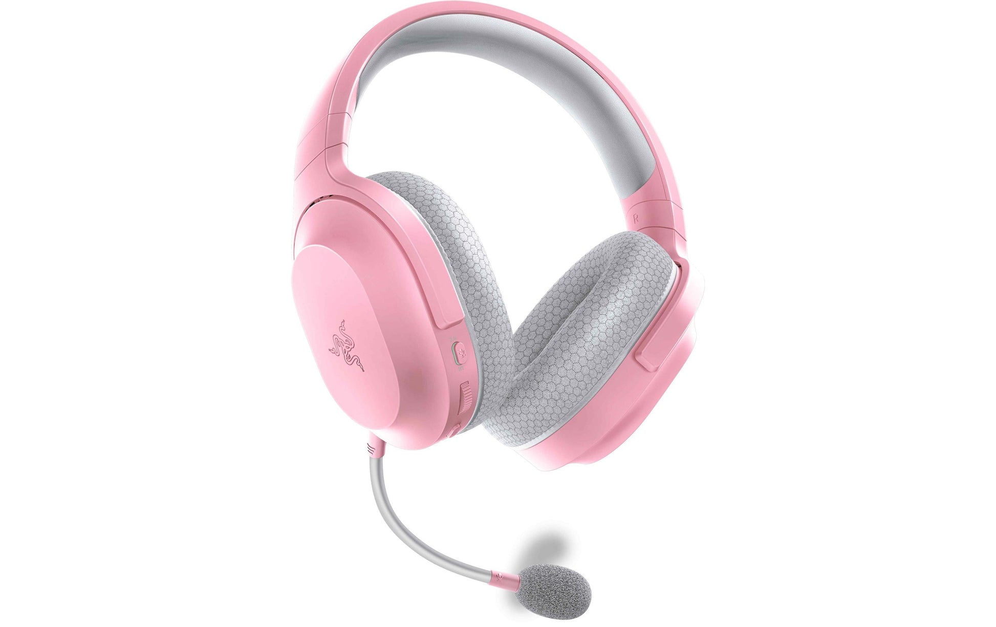 Razer Barracuda X Gaming-Headset – Over-Ear, Stereo, Kabel + BT, 3,5 mm Klinke, USB-C, BT 5.2, Pink