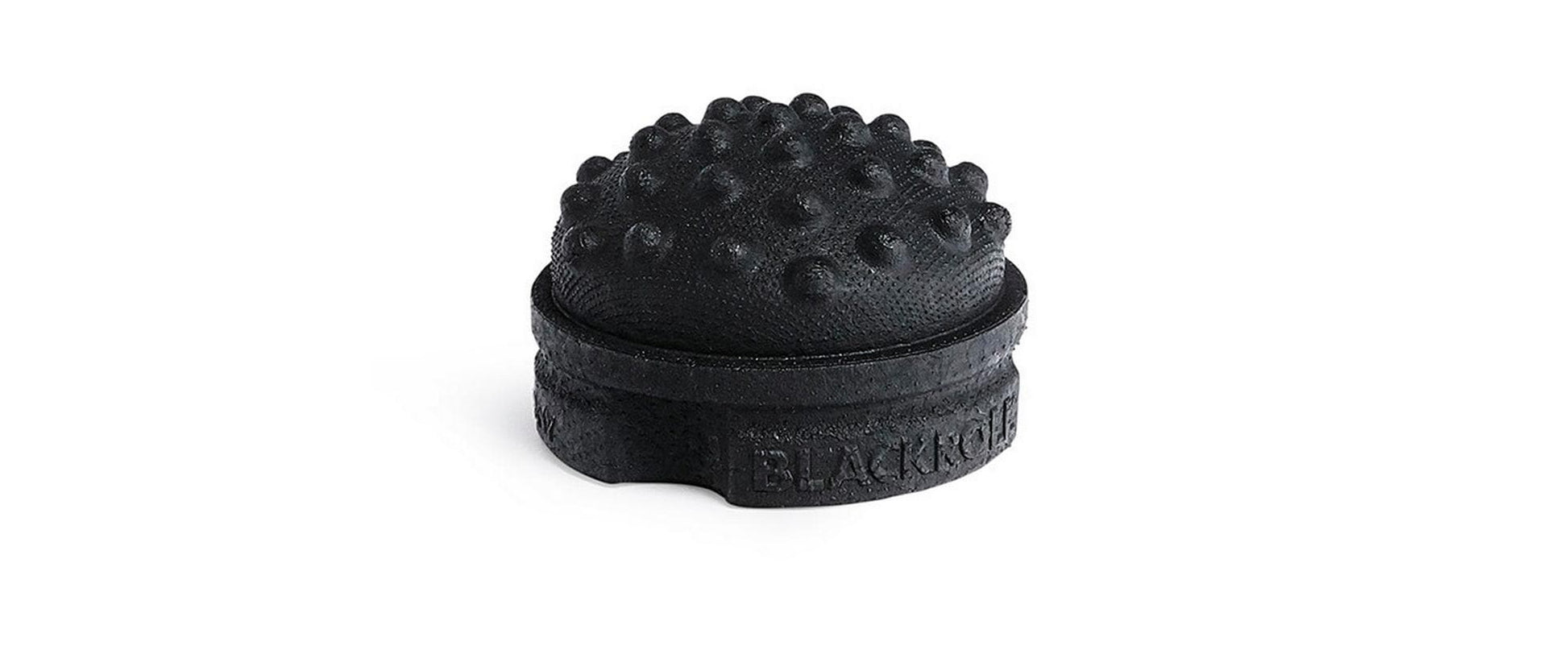 Blackroll Massagerolle Twister – hart – Ø 7 cm × 5 cm, schwarz, Schaum