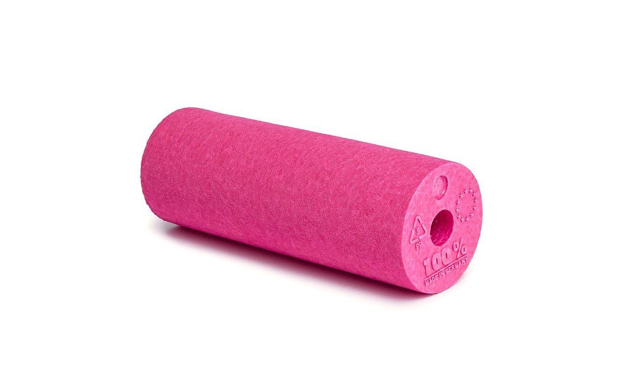 Blackroll Faszienrolle Mini – mittel – 6 cm × 15 cm – pink – Schaum