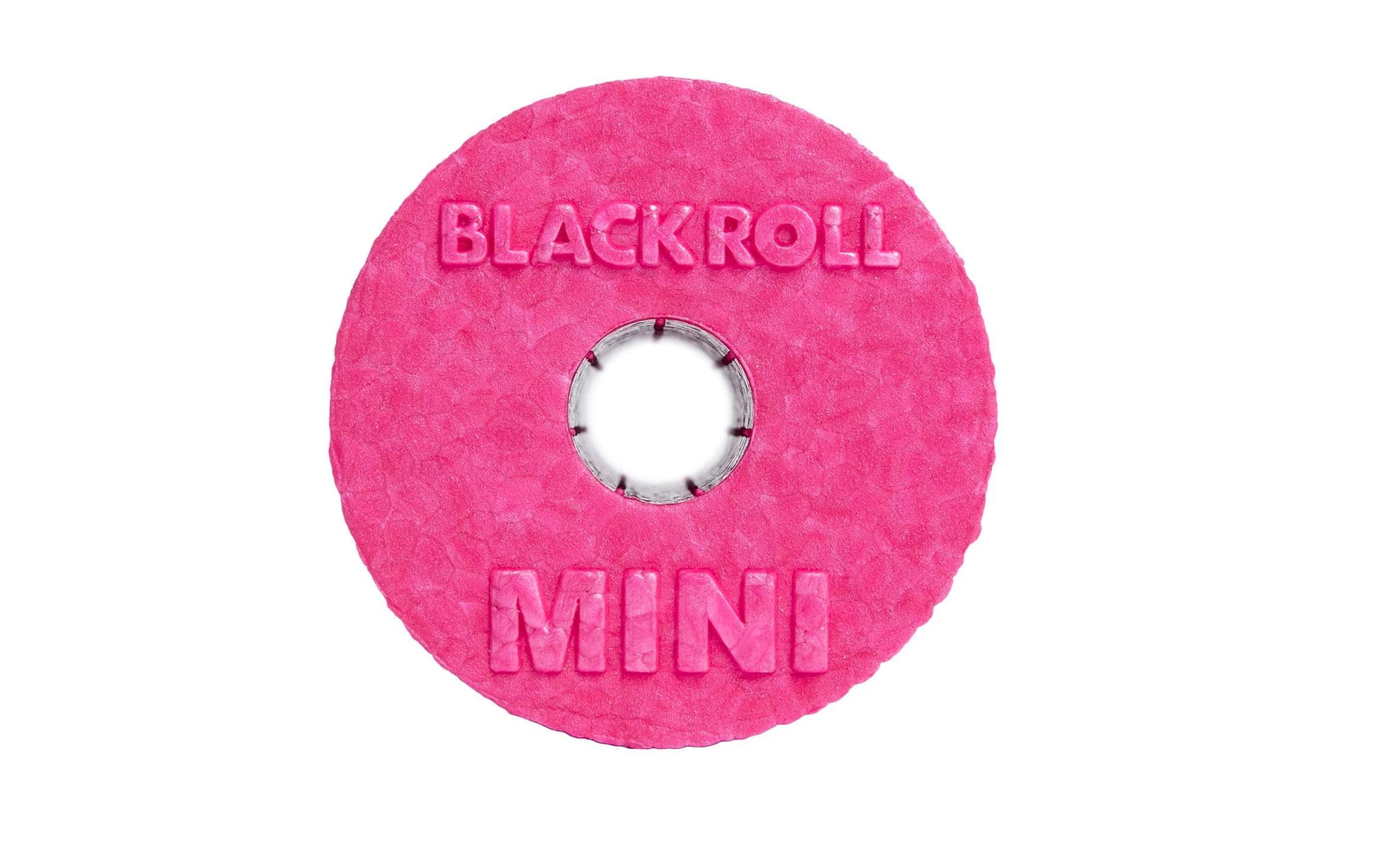 Blackroll Faszienrolle Mini – mittel – 6 cm × 15 cm – pink – Schaum
