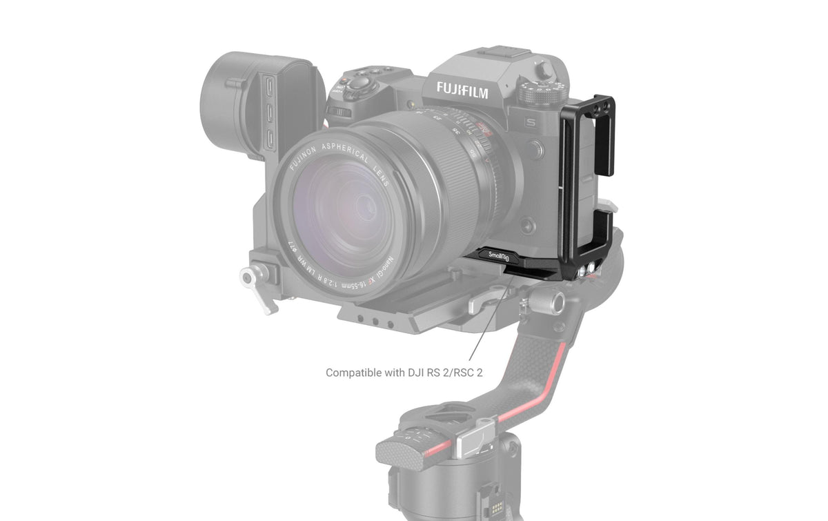 SmallRig 3928B Cage (L-Halterung) – für Fujifilm X-H2, X-H2S – Aluminium, Schwarz