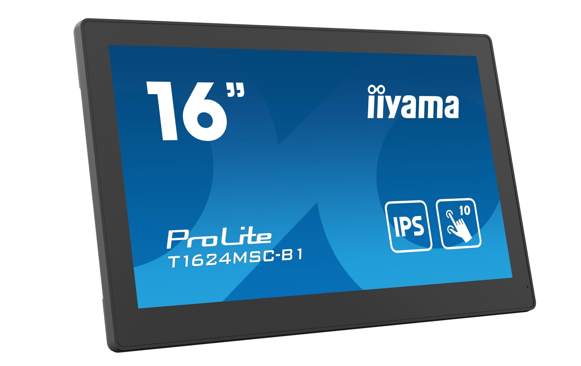 iiyama T1624MSC-B1 – Touch-Monitor 15,6" – 1920 × 1080 (Full HD), IPS, PCAP 10-Punkt, HDMI/USB