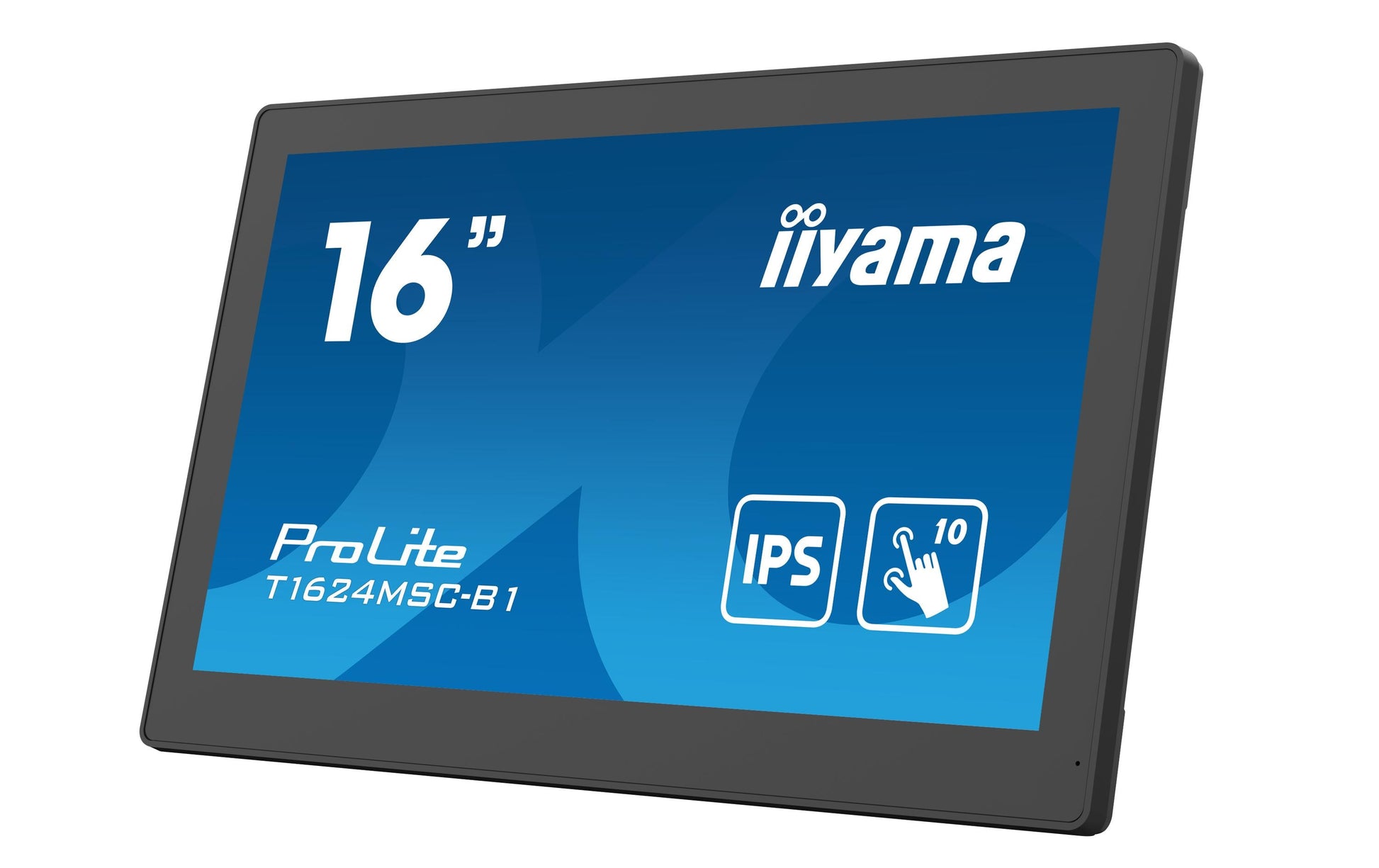 iiyama T1624MSC-B1 – Touch-Monitor 15,6" – 1920 × 1080 (Full HD), IPS, PCAP 10-Punkt, HDMI/USB