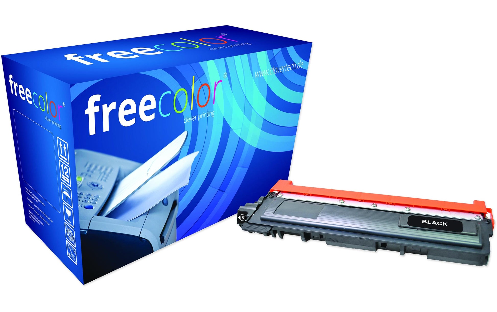 Freecolor TN-230 (TN-230BK) Schwarz Toner – Kompatibel – 2'200 Seiten – für Brother HL 3040 CN