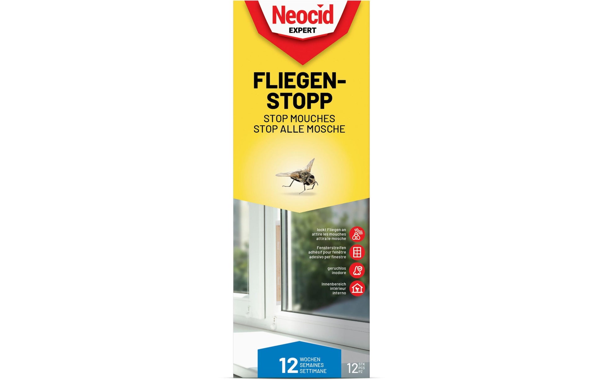 Neocid EXPERT Insektenfalle – braun – für Fluginsekten – 12 Stk.
