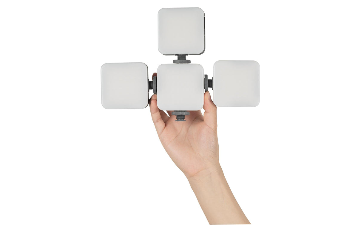 SmallRig simorr P96 Streaming-Licht – 96 LEDs, 5 W, 1100 Lux, 2700–6500 K, CRI 95 – Akku, dimmbar, USB-C