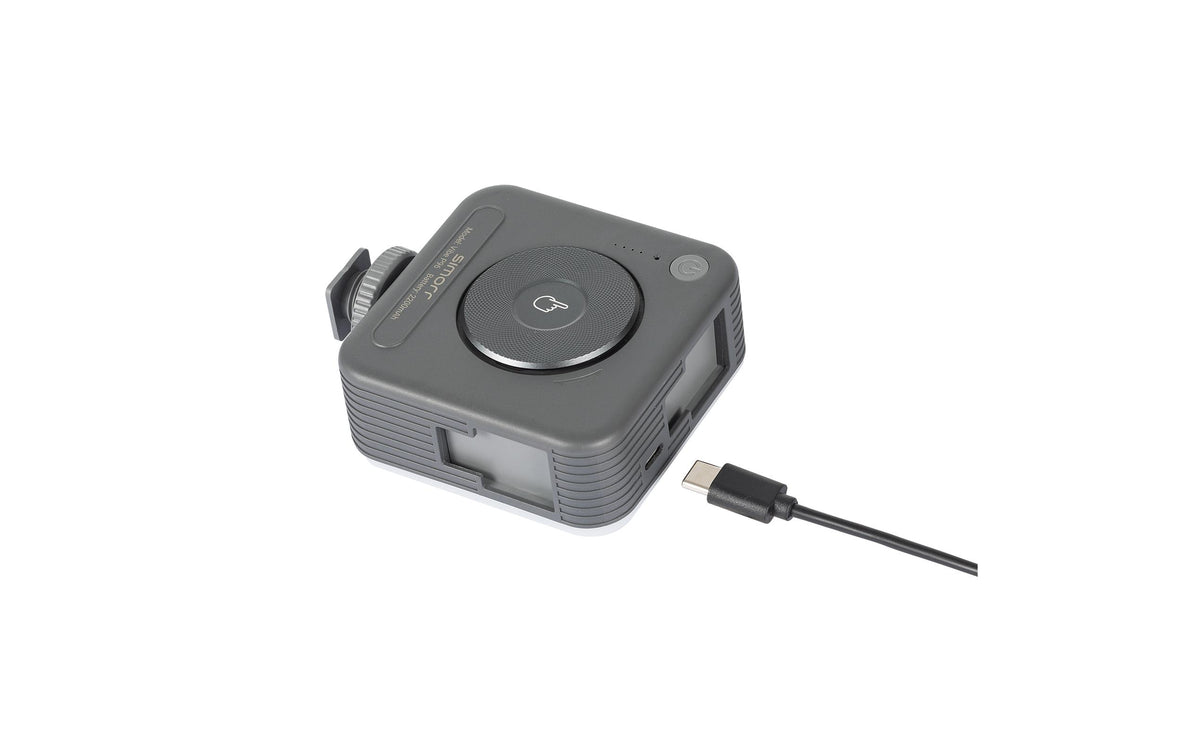 SmallRig simorr P96 Streaming-Licht – 96 LEDs, 5 W, 1100 Lux, 2700–6500 K, CRI 95 – Akku, dimmbar, USB-C