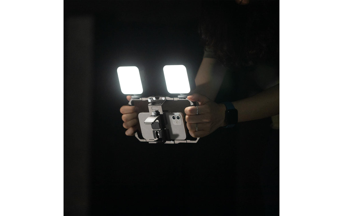 SmallRig simorr P96 Streaming-Licht – 96 LEDs, 5 W, 1100 Lux, 2700–6500 K, CRI 95 – Akku, dimmbar, USB-C