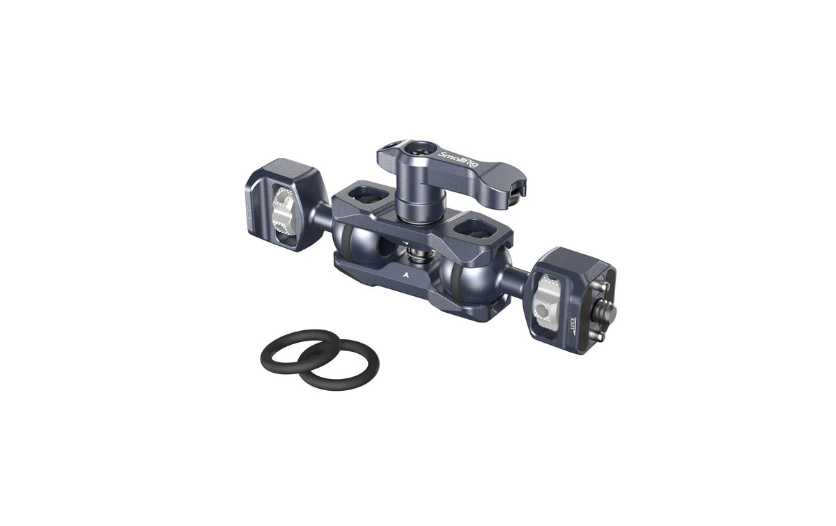 SmallRig Magic Arm mit Doppel-Kugelköpfen Montagearm – 6 kg Traglast – Aluminium, Edelstahl