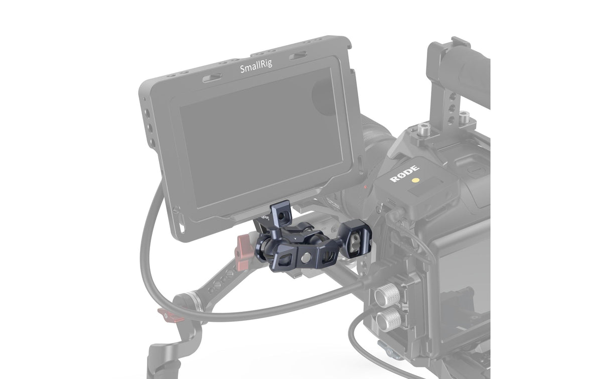 SmallRig Magic Arm Montagearm mit Doppel-Kugelköpfen – 6 kg Traglast – Aluminium, Grau